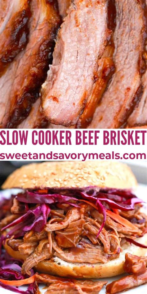 Slow Cooker Beef Brisket [Video] | Recipe | Slow cooker recipes beef ...