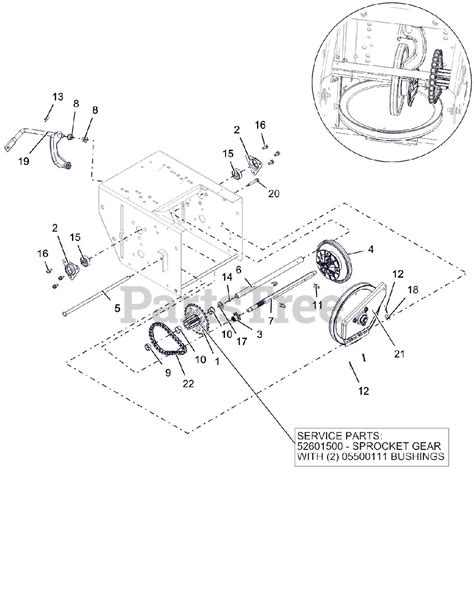 Ariens 921048 - Ariens Deluxe 28" SHO Snow Blower, Ariens AX 306cc engine (SN: 005451 - 034999 ...