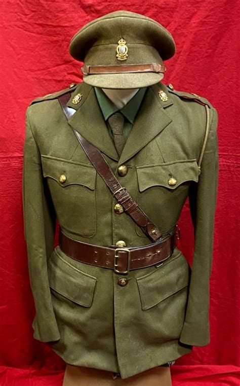 WW2 British Royal Army Ordnance Corp Officer's Tunic,Cap & Uniform Items