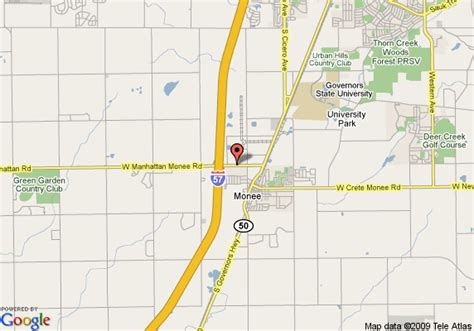 Map of Super 8 Motel Monee/Chicago Area, Monee