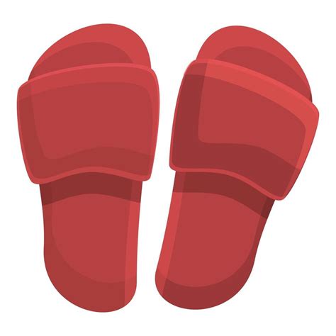 Beach slippers icon, cartoon style 14347773 Vector Art at Vecteezy