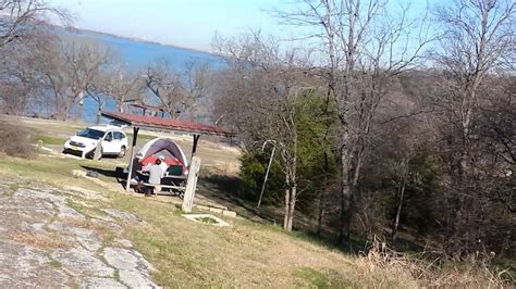 RV camping in state park cedar hill state park Texas - YouTube