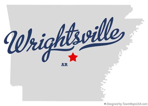 Map of Wrightsville, AR, Arkansas