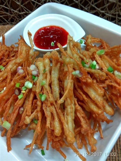 (Complete Recipe) Crispy Fried Enoki Mushroom | Daily Homecook Meal