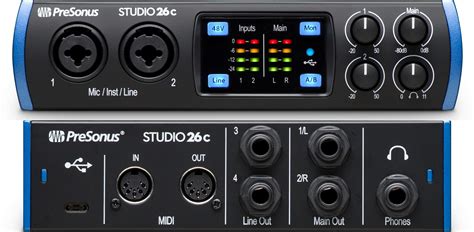 PreSonus introduces Studio Series USB-C audio interfaces