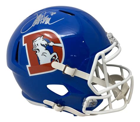 Terrell Davis Autographed Signed Denver Broncos Fs Throwback Replica ...