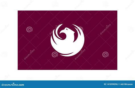 Vector Flag of Phoenix, Arizona Simple Flat Design Illustration ...