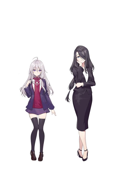 Height difference between Elaina and Fran-sensei : r/majonotabitabi