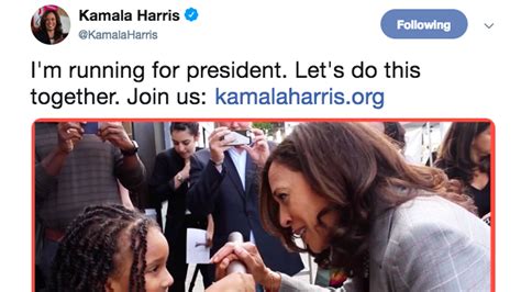 Kamala Harris enters the 2020 presidential election