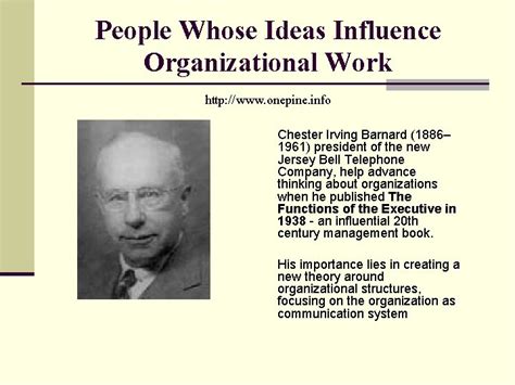 Chester Barnard Contribution to Management - NoemcyFletcher