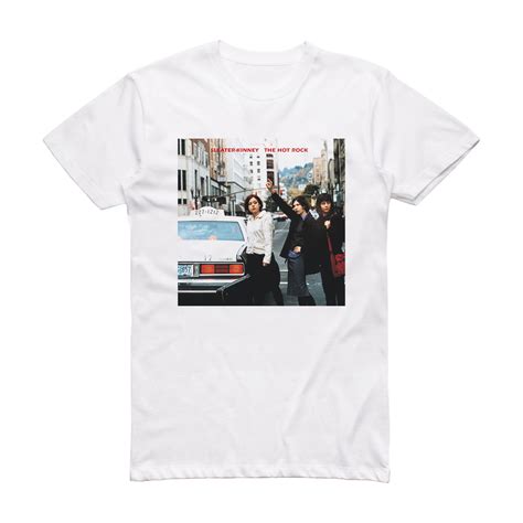 Sleater-Kinney The Hot Rock Album Cover T-Shirt White – ALBUM COVER T-SHIRTS