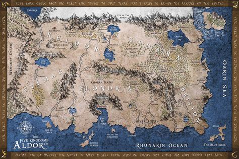 Map Of Aldor | Michael Wisehart | Fantasy map, Cartography map, Fantasy ...