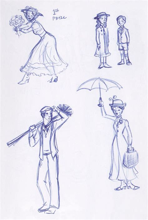 Mary Poppins Sketchbook Montage by kuabci on deviantART | Mary poppins, Mary poppins musical ...