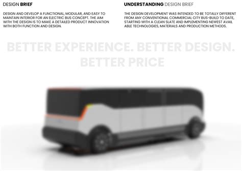 Electric bus interior design (Internship project) :: Behance