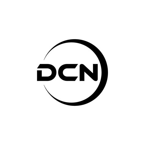 DCN letter logo design in illustration. Vector logo, calligraphy ...