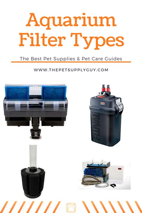 Types of Aquarium Filters - The Pet Supply Guy | Aquarium filter, Aquarium, Pet supplies