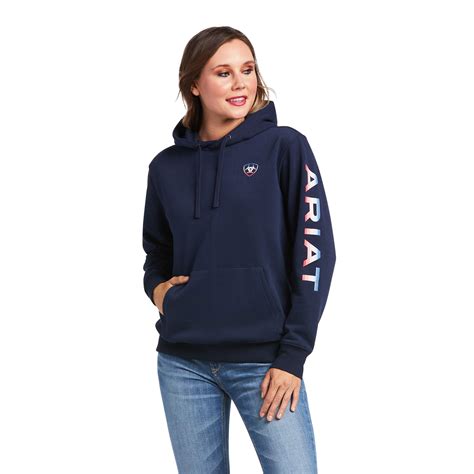 Ariat Real Logo Women's Hoodie | Houghton Country