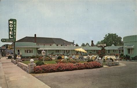 Payne's Motel Fredericksburg, VA Postcard