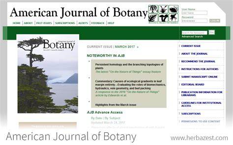 American Journal of Botany | HerbaZest