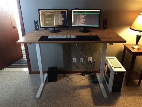 Standing Desk: MultiTable ModTable and Ikea Gerton