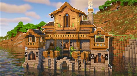 Minecraft: How To Build A Lake House Tutorial - YouTube