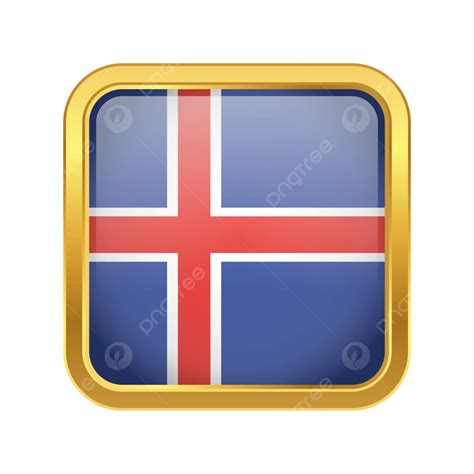 Iceland Flag Vector, Iceland, Flag, Iceland Flag PNG and Vector with Transparent Background for ...