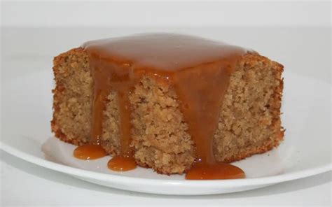 Spiced Applesauce Cake with Buttermilk Caramel Sauce - The Merchant Baker