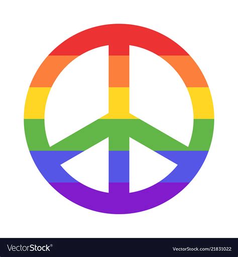 Rainbow Peace Symbol