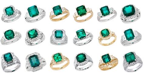 Gorgeous Selection of Colombian Emerald Rings Emerald Rings, Emerald Jewelry, Gemstone Jewelry ...