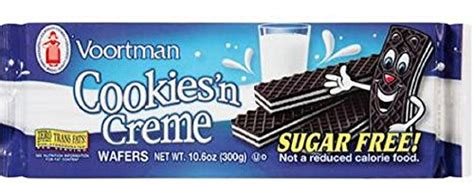 Voortman Wafer Cookies Cookies Cream Flavors Sugar Free 106oz Bag Pack Of 4 by Voortman - Sugar ...