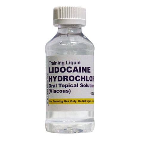 Training Liquid, Lidocaine 2% ORAL Viscous (100mL) – Mockmeds