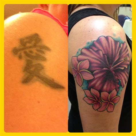 Before and after tattoo Flower Tattoo On Side, Flower Tattoo Sleeve ...