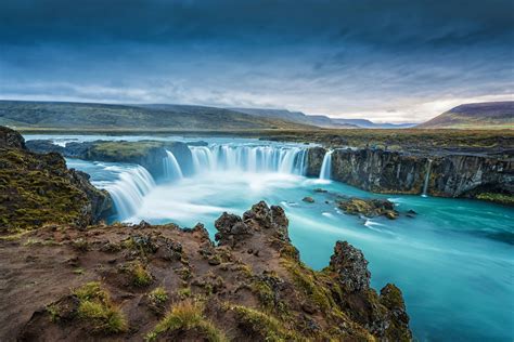 Godafoss, Iceland Iceland, Waterfall, Landscape, Outdoor, Ice Land, Outdoors, Scenery ...