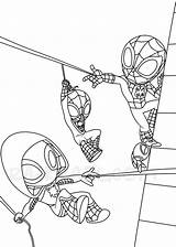 Spidey Coloring Pages sketch template