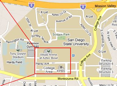 Campus Map, Directions & Parking | SDSU | College of Extended Studies