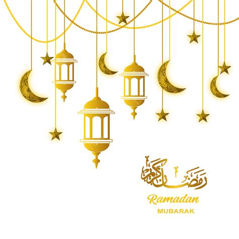 Ramadan Kareem Lamp PNG Transparent, Golden Ramadan Kareem Lamps, Background, Islamic, Banners ...