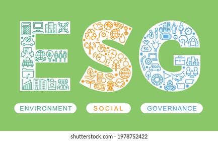 Esg Vector Logo Design Environment Social Stock Vector (Royalty Free ...