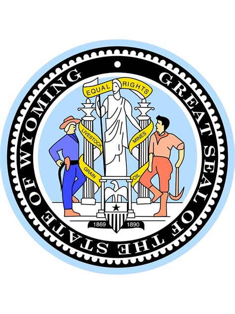 "Wyoming | State Seal | SteezeFactory.com" by FreshThreadShop | Redbubble