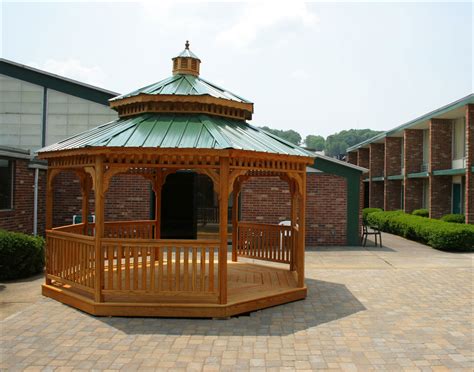 Customer's Photo - 14' Treated Pine Octagon Double Roof Gazebo