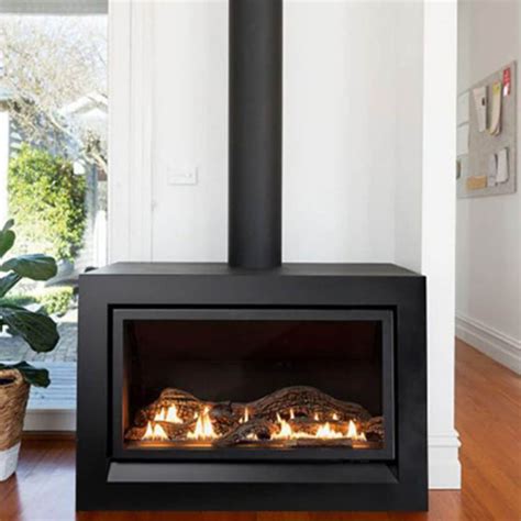 Enviro Freestanding Gas Log Fire – Living Fire