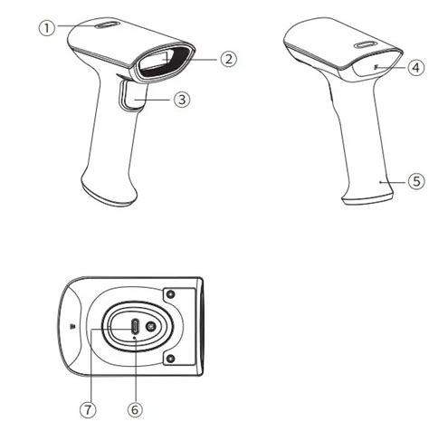 iDPRT HN-1358SR Handheld Barcode Scanner Instruction Manual