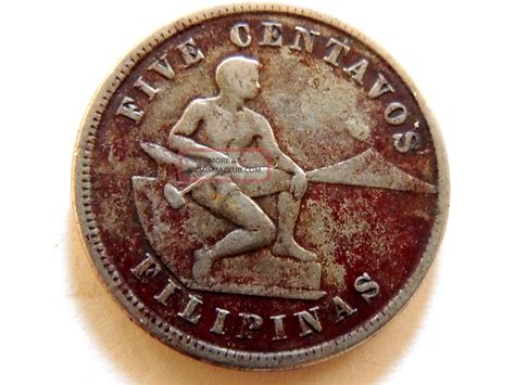 1926 Philippines 5 Centavo Coin