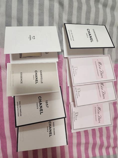 Dior and Chanel Perfume Samples, Beauty & Personal Care, Fragrance ...