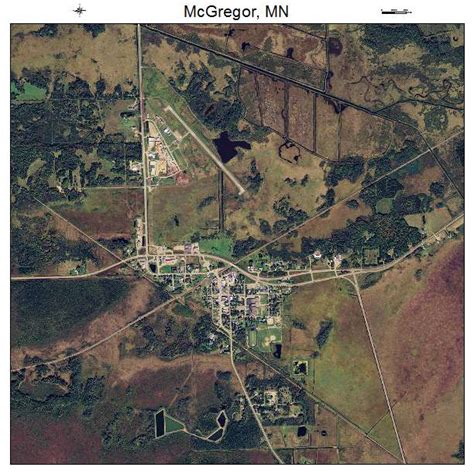 Aerial Photography Map of McGregor, MN Minnesota