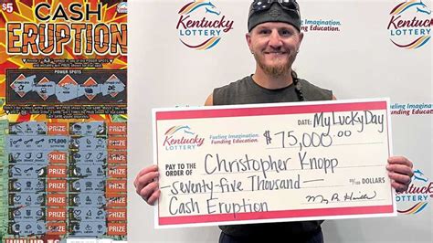 Kentucky man credits 'karma' with his $75,000 lottery win