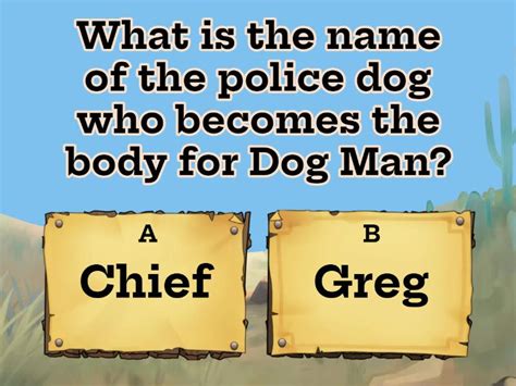 DOG MAN UNLEASHED - Part 1 - Chief's Birthday - Quiz