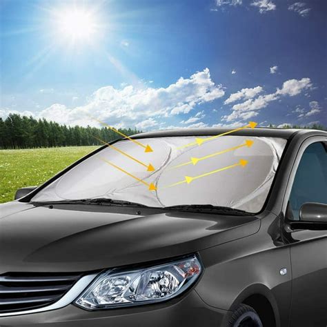 Car Sun Shade for Windshield, Sunshade Window Visor Reflector Shades Shield Visors Front ...