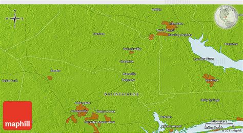 Physical 3D Map of Grantsboro