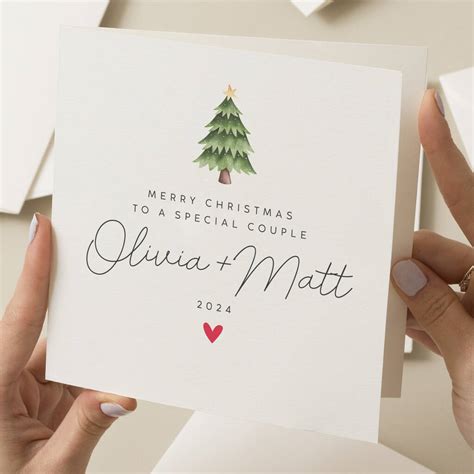 Couple Christmas Card For Them By Paper Scene