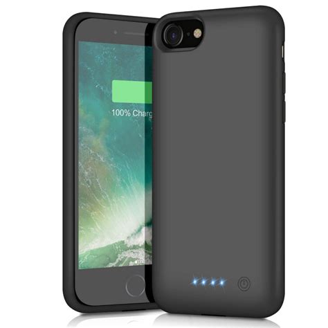 Battery Case for iPhone 8/7, 6000mAh Portable